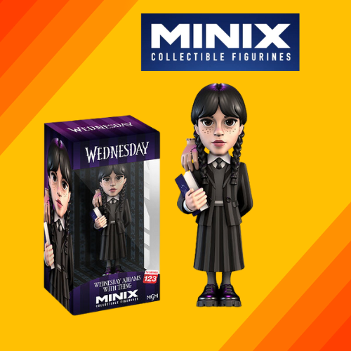 MINIX MERCREDI - Mercredi Adams avec la Chose - Figurine Minix