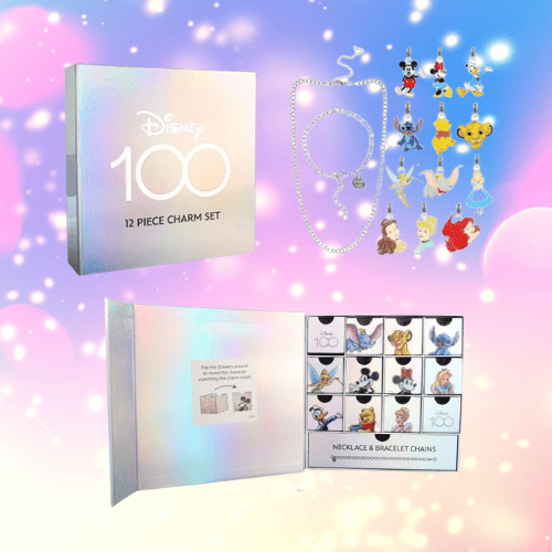 DISNEY 100 ANS - Boîte Cadeau - Charmes + Collier/Bracelet - 14pc. :  : Bijoux Peershardy DISNEY
