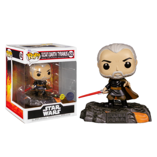 FUNKO POP DARTH TYRANUS N° 522 STAR WARS - POP DELUXE Glows in the dark disponible édition spéciale