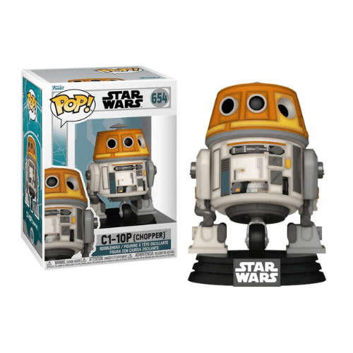 FUNKO POP AHSOKA - POP Star Wars N° 654 - C1-10P (Chopper)disponible