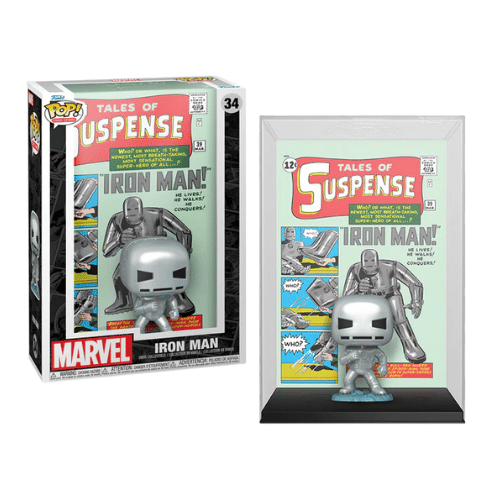 FUNKO POP MARVEL - POP Comic Cover  iron man N° 34 - Tales of Suspense #39 disponible