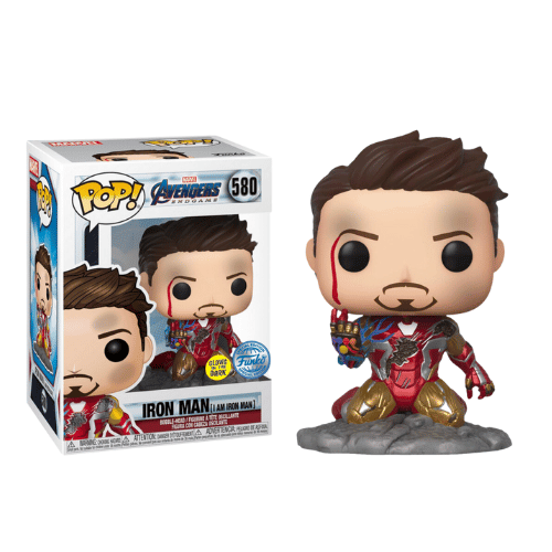 MARVEL - POP Endgame N° 580 - I Am Iron Man GLOWS IN THE DARK