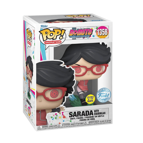 FUNKO POP BORUTO - POP Animation N° 1358 - Sarada avec Sharingan GW disponible