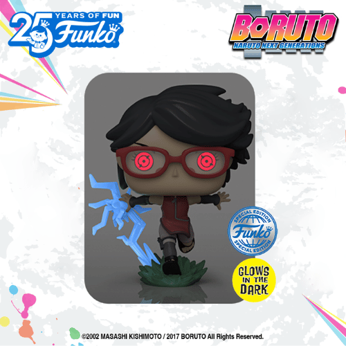 FUNKO POP BORUTO - POP Animation N° 1358 - Sarada avec Sharingan GW disponible