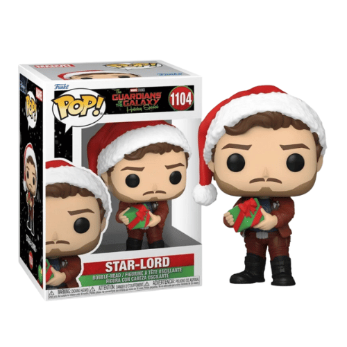 FUNKO POP MARVEL - POP N°1104 - Les gardiens de la galaxie - Star Lord 'Holiday' disponible