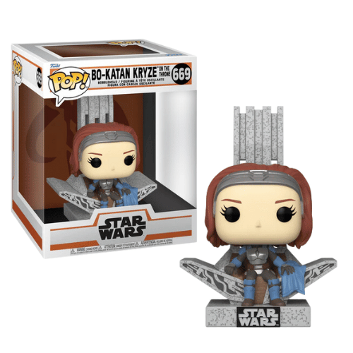 FUNKO POP THE MANDALORIAN - POP Deluxe N° 669 - Bo Katan avec Throne disponible