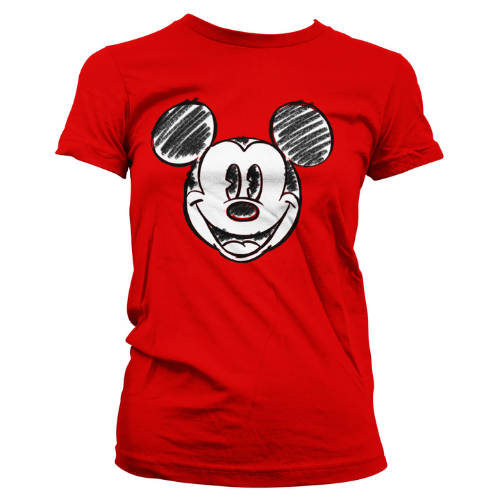 DISNEY - T-Shirt GIRLY - Mickey Mouse Pixelated Sketch  disponible