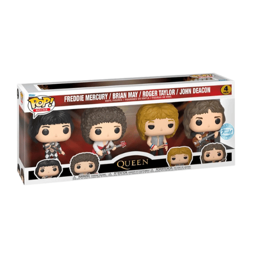 FUNKO POP MUSIC - Queen - 4 Pack Funko Pop Sp. Edition