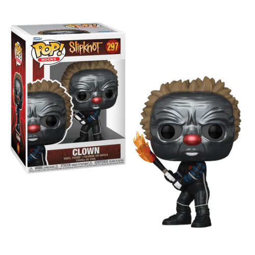 FUNKO POP SLIPKNOT - POP Music N° 297 - Clown (Mettalic) précommande