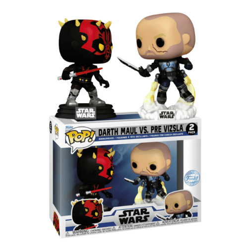 FUNKO POP STAR WARS  DARTH MAUL VS. PRE VIZSLA disponible