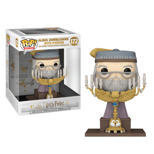 FUNKO POP HARRY POTTER 3 - POP Deluxe N° 172 - Dumbledore avec Podium disponible