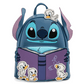 DISNEY - Stitch Story Time Duckies - Sac à dos LoungeFly disponible