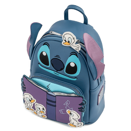 DISNEY - Stitch Story Time Duckies - Sac à dos LoungeFly disponible