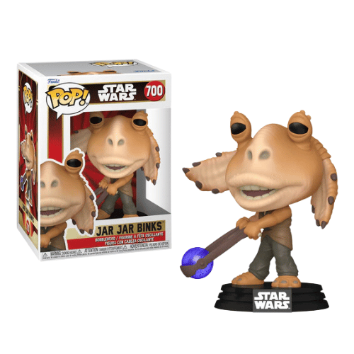 FUNKO POP STAR WARS 1 - POP Star Wars N° 700 - Jar Jar Binks avec Boule Booma disponible