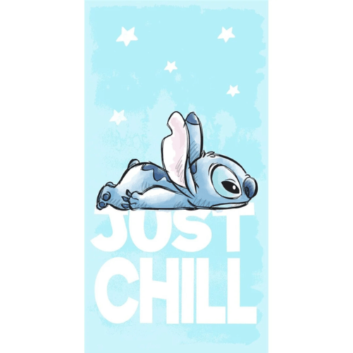 LILO & STITCH -Just Chill - Serviette de Plage 100% Polyester 70x140cm goodies