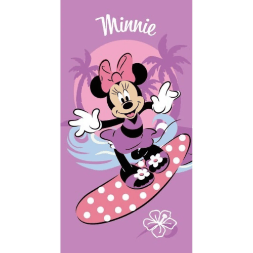 DISNEY - Minnie Surf - Serviette de Plage 100% Polyester 70x140cm goodies