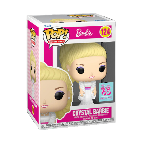 FUNKO POP BARBIE - POP Retro Toys N° 124 - Crystal Barbie (GL) disponible