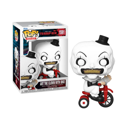 FUNKO POP TERRIFIER - POP Movies N° 1591 - Art the Clown avec Vélo précommande