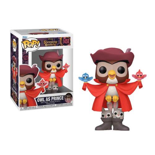 FUNKO POP LA BELLE AU BOIS DORMANT - POP Disney N° 1458 - Hibou en prince disponible