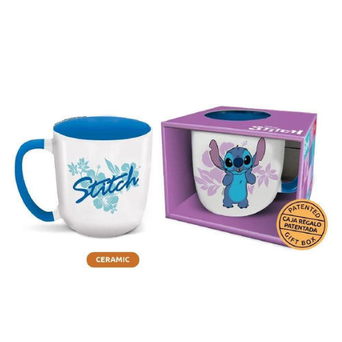 STITCH - Flower - Mug Elite Intérieur Coloré - 384ml disponible goodies