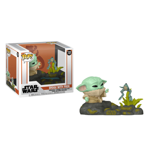 FUNKO POP THE MANDALORIAN - POP Deluxe N° 721 - Grogu avec Grenouille précommande