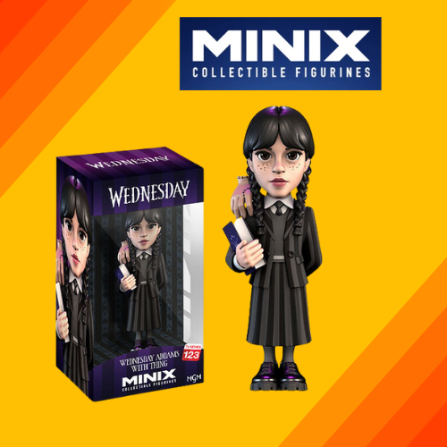 MINIX MERCREDI - Mercredi Adams avec la Chose - Figurine Minix #123 12cm disponible