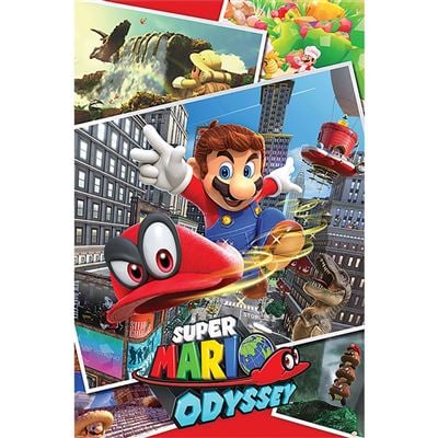 SUPER MARIO ODYSSEY - Collage - Poster 61 x 91cm goodies