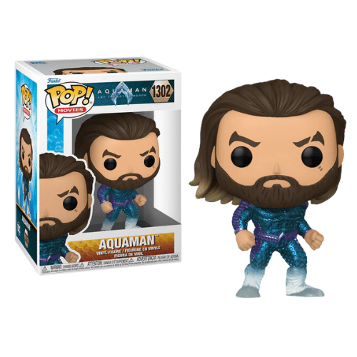 FUNKO POP AQUAMAN 2 - POP Movies N° 1302 - Aquaman (Stealth Suit)