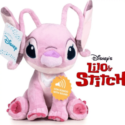 LILO & STITCH - Peluche Sonore Angel - 40 cm disponible