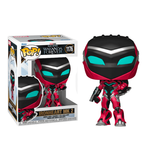 figurine funko pop ironheart mk2 1176 wakanda forever avec son armure rose elle est superbe venez vite chercher votre FUNKO POP !!