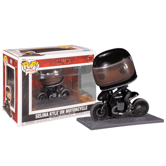 FUNKO POP SELINA KYLE ON MOTORCYCLE 281 THE BATMAN FILM BATMAN DC COMICS